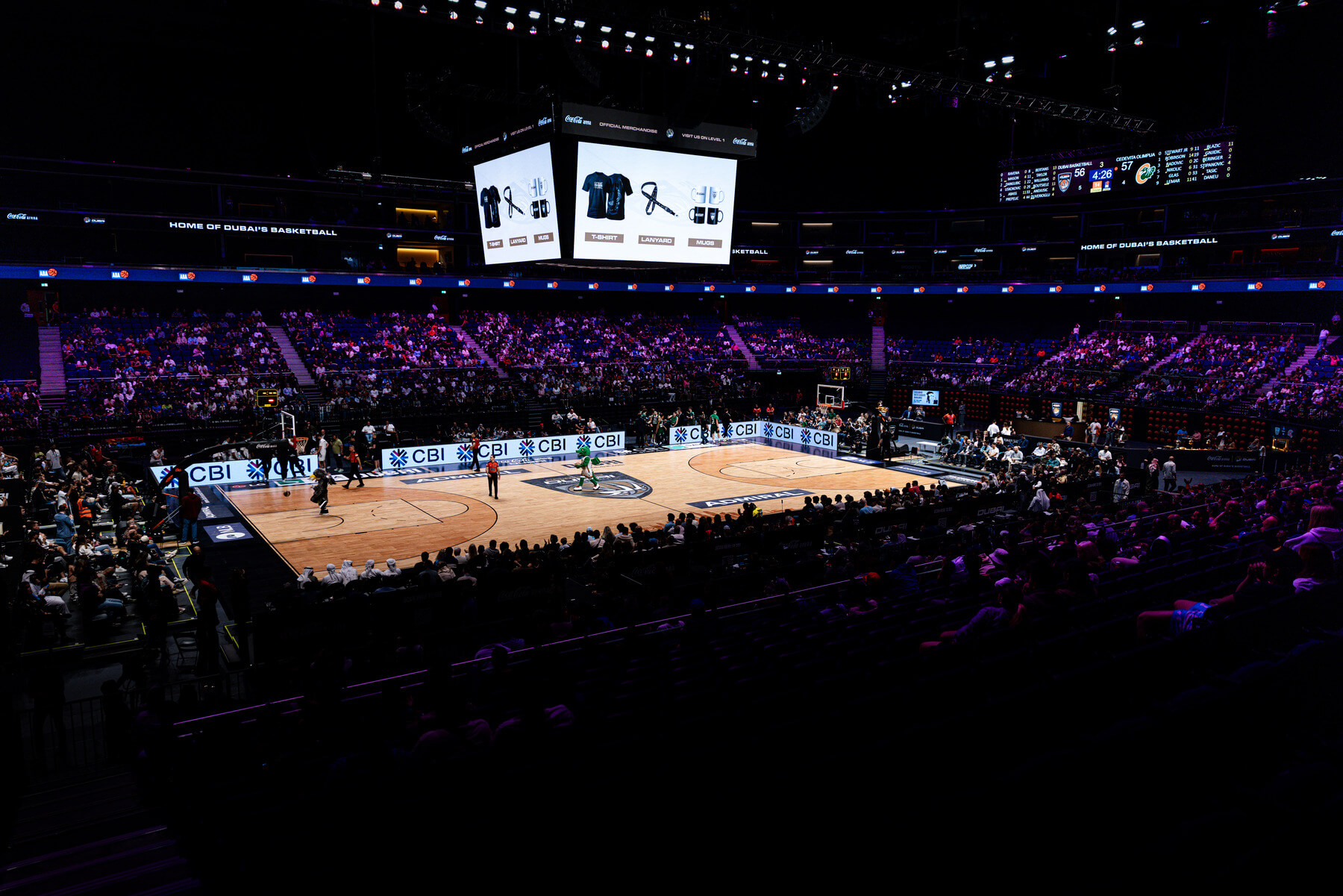 Dubai Basketball Falls Short to Cedevita Olimpija 3