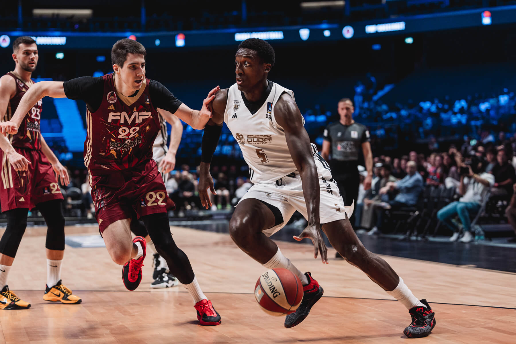 Dubai Basketball Breezes Past FMP Soccerbet With a 23-Point Game Victory 2